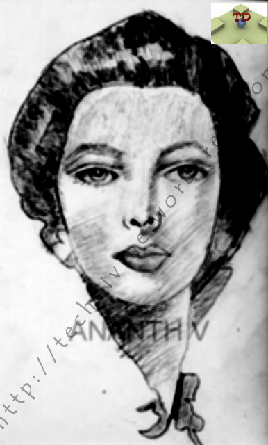 lady sketch