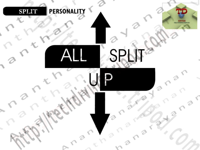 all split up