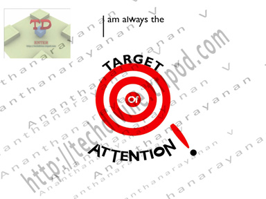 Target of attention
