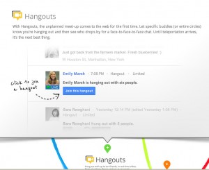 google hangout video to web face to face checkin meetup