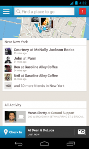 Foursquare Android app