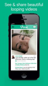 Vine app for iPhone