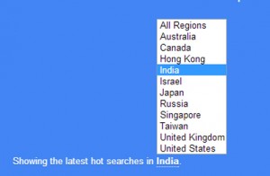 google trends regionwise visualize