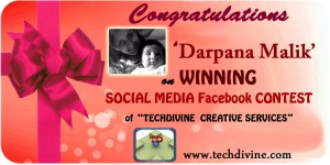 Social media facebook contest winner announced